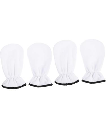 Ipetboom 2 Pairs Maintenance Essential Oil Gloves Hand Mitts Heated Glives Bath Mitt Eye Patches for Adults Dead Skin Removal Mitten Warm White Polyester Blindfold Exfoliating - Buy Online on GoSupps.com