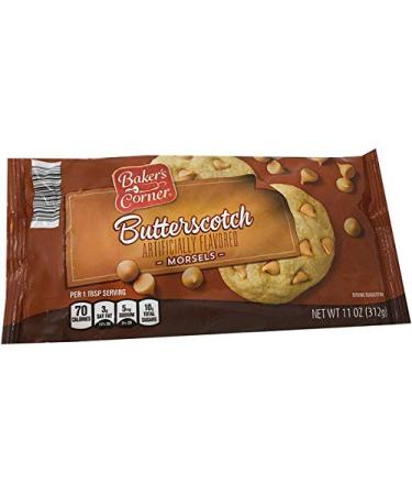 Baker's Corner Gluten-Free Butterscotch Morsels Chips for Baking, Toppings - 11 oz.