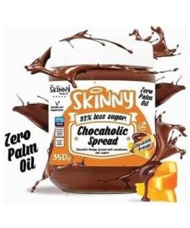 The Skinny Food Chocolate & Strawberry Chocahalic Skinny Spread 350g - Buy Online on GoSupps.com