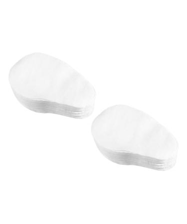 minkissy minkissy 200 Pcs Disposable Adhesive Paper Eye Dressings Self Adhesive Eye Mask Eye Mask Nursing Accessory Eye Paper Plant Fiber White Eyes