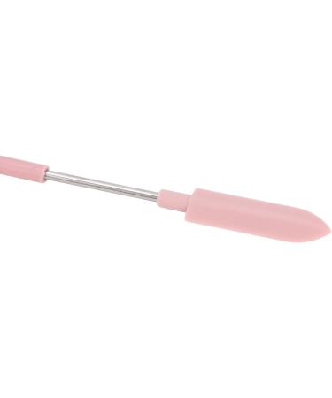 Telescopic Silicone Spatula Pink Reusable Jar Scraper Retractable Mini Makeup Spatula Spoon Set for Cosmetics - Buy Online on GoSupps.com