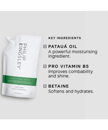 Philip Kingsley Philip Kingsley | Flaky/Itchy Scalp Conditioner | Anit-Dandruff Conditioner For Flaky Itchy Dry or Oily Scalps | Cleansing Scalp Care | Moisturizes Soothes and Detangles | 1000ml Refill Pouch - Buy Online on GoSupps.com