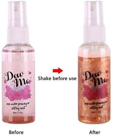 AQUAPURITY - PHOERA Dew Me Rose Water Priming and Setting Mist Spray Moisturizing & Hydrating Botanicals Make up Highlighter Effect Pore Minimizer Face Toner Cruelty Free (102 Celestial) - Buy Online on GoSupps.com