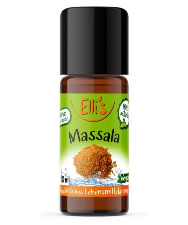 Ellis flavors Massala natural food aroma |Aroma concentrate from 100 % vegan and natural origin |For dishes & drinks |10 ml