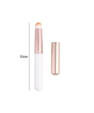 Leadigol Lip Blending Brush Set - 2 Mini Round Head Brushes for Lipstick & Concealer - Perfect Beauty Tools with Cap for Women - Buy Online on GoSupps.com