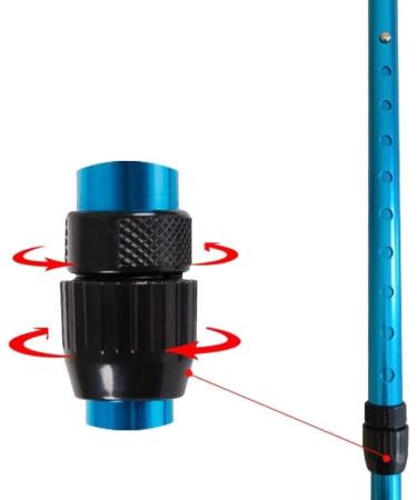 Forearm Crutches Adjustable Elderly Crutches Forearm Crutch Elbow Crutches Foldable Ultralight Aluminum Assistance Double Adjustable with Comfy Handle 1PCS Lightweight Prosperous - Buy Online on GoSupps.com