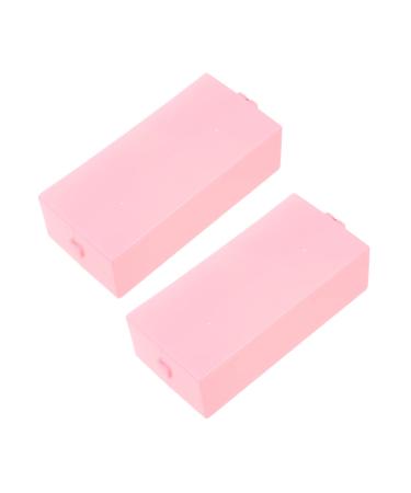 Ipetboom Box Grinding Head Storage Box Salon Tool Green Hat Fascinator Manicure and Pedicure Kit Soccer Pinata Manicure Tools Professional Nail Art Tool Nail Bit Hole Drill Pink Pp Simple