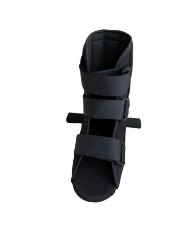 FRCOLOR Foot Support Sprains Boot Foot Stabiliser Boot Support Fixed Shoes Child Aldult Wooden Boots L Black