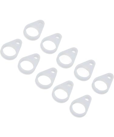 Hearing Aid Clip Silicone Loop 10pcs - BTE Hearing Aid Lanyard Replacement Accessories for Elderly - Buy Online on GoSupps.com