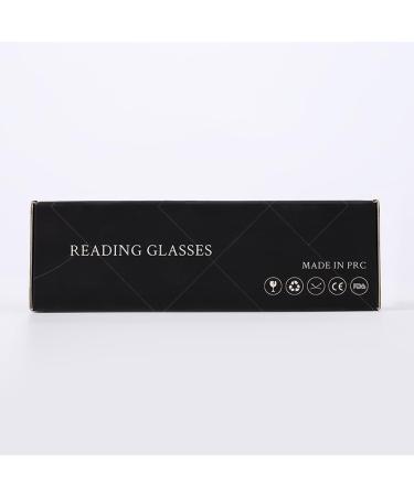 Teraise Anti-Blue Light Reading Glasses for Men & Women - Stylish Comfortable 2.25x Full Frame Feather Hinge Black Perfect for Computer Use - Buy Online on GoSupps.com
