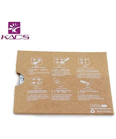 KADS Nail Stamping Plate FL028 - Flower Nature DIY Manicure Stencil Tool - Buy Online on GoSupps.com