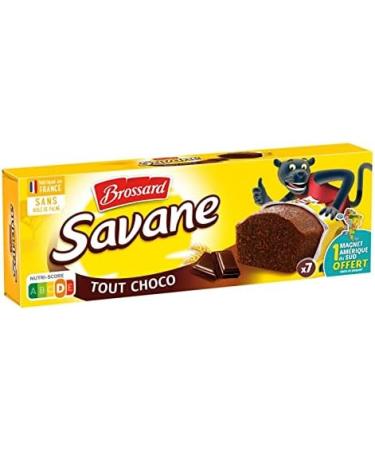 Brossard Savannah Pocket All Chocolate 189 g Pack of 4 Special Offer - Buy Online on GoSupps.com