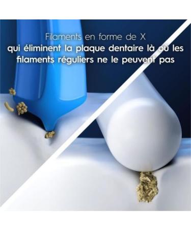 Oral-B Pro 3D White Electric Toothbrush Heads - 8 Pack | X-Shaped Bristles & Polishing Cup for Whitening & Stain Removal - Buy Online on GoSupps.com