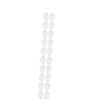 20 Pcs Palm Rest Comfortable Forefoot Pad Nonskid Insoles Sandals Toe Protectors Adhesive Sandals Insoles Replacement Insoles Adhesive Foot Cushions Sandals Foot Pads