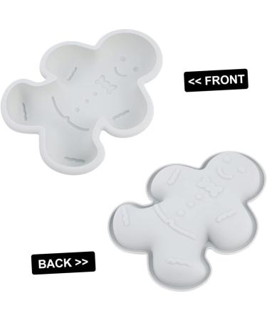PLAFOPE 2pcs Silicone Mold Candle Molds Roasting Pan Chocolate Molds DIY Mold Cake Mold Soap Baking Supplies - Buy Online on GoSupps.com