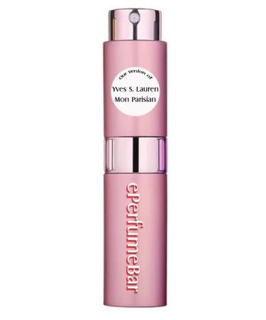 ePerfumeBar Impression of Yves S. Lauren Mon Parisian Replica Version Fragrance Dupes Concentrated Long Lasting Eau de Parfum Spray Refillable Atomizer Bottle 0.34 Fl Oz/10ml