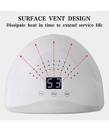 48W Intelligent Nail Lamp | LED UV Gel Curing & Nail Polish Dryer | Expert Manicure Tool for Home & Salon - Buy Online on GoSupps.com