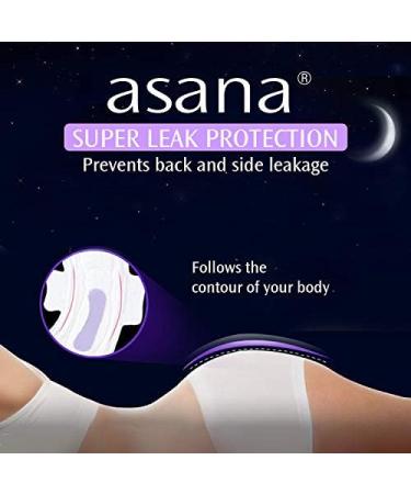 AsanaWoman Long Pads - Ultra Thin with Wings | For Parental Care - Buy Online on GoSupps.com