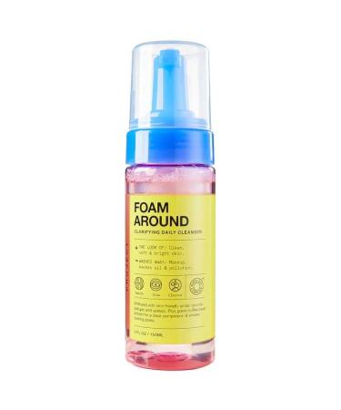 iNNBEAUTY PROJECT Foam Around Clarifying Daily Cleanser Infused with Glycolic Acid