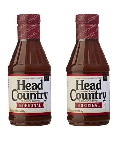 Head Country Bar-B-Q Sauce, Original Flavor, 20 oz (Pack of 2)