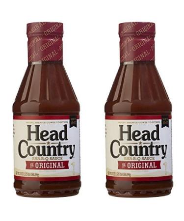 Head Country Bar-B-Q Sauce, Original Flavor, 20 oz (Pack of 2) - Buy Online on GoSupps.com