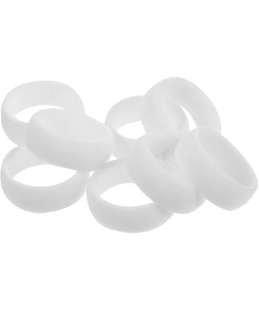 Healeved 24 Pcs Silicone Ring Rubber Silicone Ring Soft Silicone Ring Best Friend Silicone Mens Ring Men's Accessories Mens Fidget Ring Finger Jewelry Silicone Finger Ring Gym Accessories 2.6X2.6X0.7CMx3pcs Blackx3pcs - Buy Online on GoSupps.com