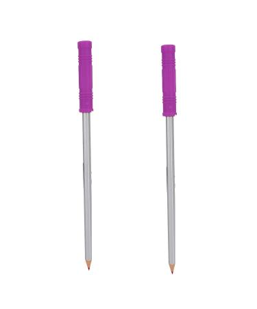 Silicone Cawn Pencils - Sensory Stress Relief for Adults & Kids | Tension-Free Oral Fixation & Chewing Toys (Purple Saberstift Set) - Buy Online on GoSupps.com