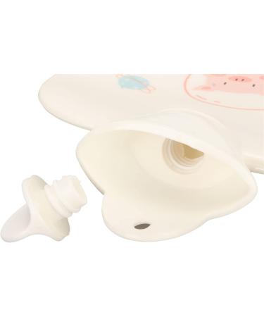 Leak-proof Cute Cartoon Hot Water Bottle 1300ml - Thickened for Muscle Pain Relief & Perfect for Girls - Buy Online on GoSupps.com