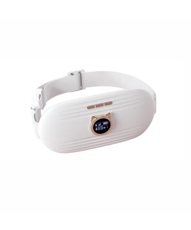 Keduoduo waist massage device voltage heating relaxation of the waist and abdominal muscles weight loss and weight loss with massage device white white white