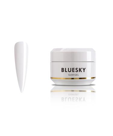 Bluesky Gum Gel 15 ml White Poly Gel Builder Colours For Poly Gel Nail Kit Quick Nail Extensions (Requires Curing Under LED UV Lamp)