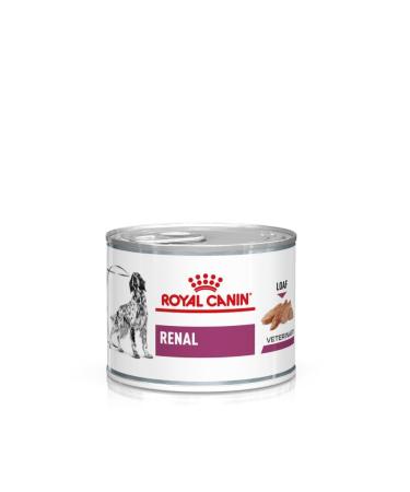 Royal Canin Veterinary Renal | 12 x 200 g | All-Natural Dietetic Food for Adult Dogs | May Support Renal Function in Chronic Renal Failure | Mousse