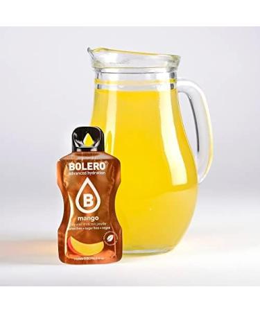 Bolero Drink 24 Sachets 3g Sticks Fruit Prepared Powder Soluble For Fresh Drink in Water Product 72g Stevia Sweetened (Mango) - Buy Online on GoSupps.com