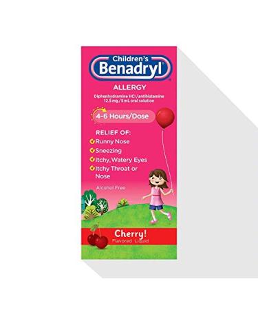 Benadryl Allergy Childrens Liquid 8 oz