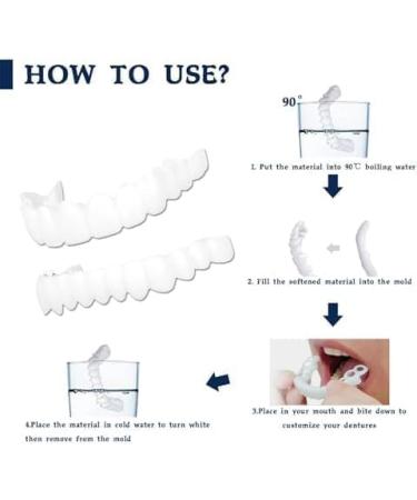 2PCS Regain Confidence Smile Adjustable Temporary Women and Men (1) - Buy Online on GoSupps.com