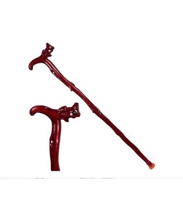 Canes Walking Stick for Elderly Solid Wood Walking Stick Old Stick Civilized Cane Walking aid Wooden Star of Light