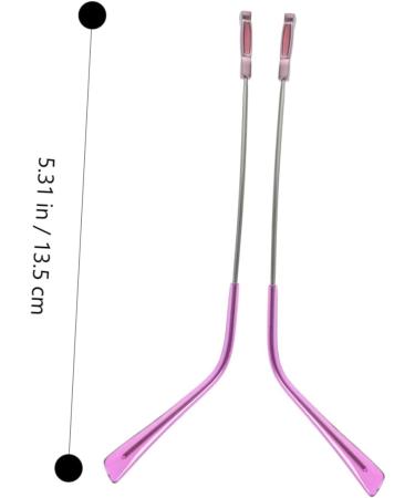 Goohochy Glasses Frames - Replacement Parts & Repair Set for Eyewear | Metal Violet Legs & Feet 13.5x0.6cm - Buy Online on GoSupps.com