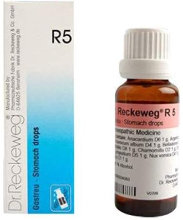 Buy Dr. Reckeweg R5 Stomach and Digestion Drops 22ml - Effective Relief for Digestive Issues | International Shipping Available - Buy Online on GoSupps.com