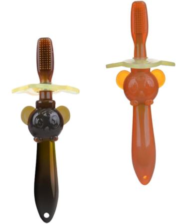 Minkissy 6 STK Children's Toothbrush Set - Safe Bristle Baby Training Brush & BeiÃring - Ideal for Newborns & Toddlers - 3 Pieces - Buy Online on GoSupps.com