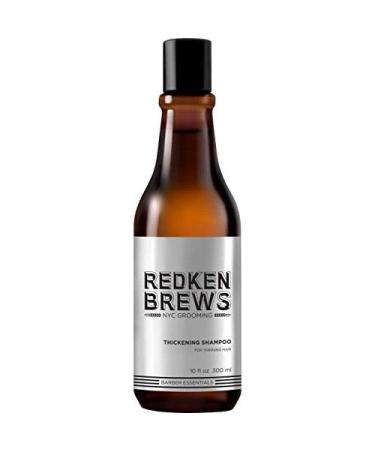 Redken Brews Thickening Mens Shampoo  Shampoo for Thinning hair and hair loss 10.1 Fl Oz (Pack of 1)