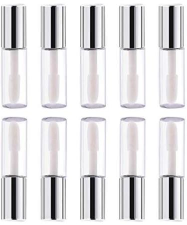 45Pcs Reusable Lipstick Bottle 1.2 ML Mini Empty Lip Gloss Tubes- Clear DIY Cosmetic Storage - Buy Online on GoSupps.com
