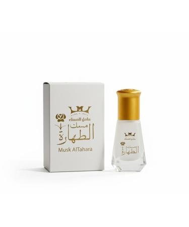 Mesk Al Tahara Pure Arabian Oil Perfume Body Premium Fragrance Oil for Long-Lasting Fragrance Freshness and Elegance White Musk Altahara HALAL 1 Bottle 6ml