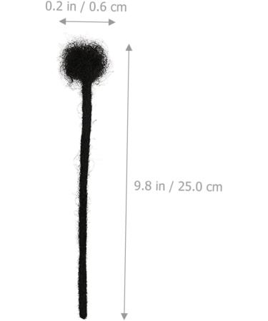 BIUDECO Real Dreadlocks Black Wigs Afro Kinky Bulk Men Women Dreadlock Braided Wigs Dreadlock Extensions Men Hair Dreadlock Extensions Mens Toupee Human Braiding Hair Human Hair Dreadlock - Buy Online on GoSupps.com