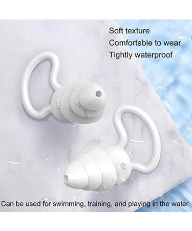 Swimmer Ear Plugs Silicone Ear Plugs Ear Protector Ear Plugs Silicone Earplugs Noise Reduction Silicone Soft Ear Plugs Swimming Earplugs Sleep Swimming Nose Ear Clip (Color : Red) (Color : White) - Buy Online on GoSupps.com