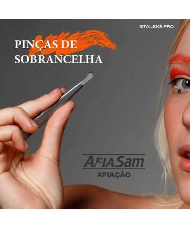 Staleks PRO Expert Eyebrow Tweezers TE-10 - Precision Tweezers for Professional Eyebrow Shaping - Buy Online on GoSupps.com