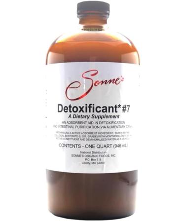 Sonne's Bentonite Clay 7 Detox Liquid 32 oz - Natural Hydrating Cleanser - Buy Online on GoSupps.com