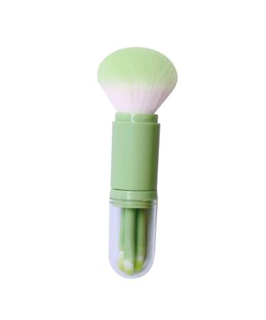 FRCOLOR 2 Sets telescopic makeup brush kabuki powder brush buffing brush multitools eyebrow ladies suits Portable Cosmetics Brush artificial fiber Foundation Brush travel double head
