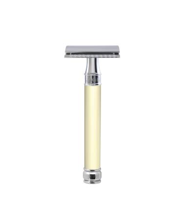 Edwin Jagger DE Safety Razor Extra Long' Handle Ivory