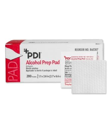 Pdi Alcohol Prep Pads White 200/box