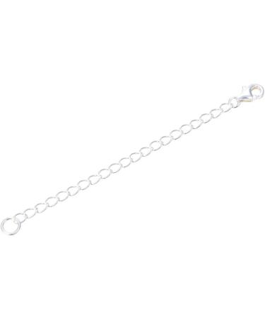 Adabele 925 Sterling Silver 2 Chain Extender | Removable Adjustable Extension for Necklace Anklet Bracelet - SS303-2 - Buy Online on GoSupps.com