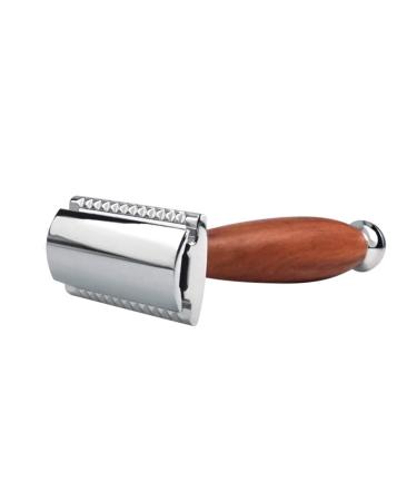 Classic Men's Safety Razor - Vintage Style Double Edge Aluminum Alloy in Dark Brown | International Shipping Available - Buy Online on GoSupps.com